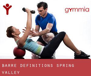 Barre Definitions (Spring Valley)