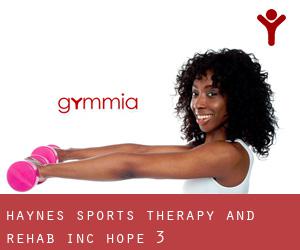 Haynes Sports Therapy and Rehab Inc (Hope) #3
