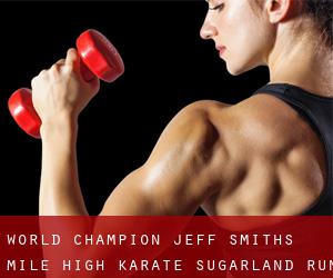 World Champion Jeff Smith's Mile High Karate (Sugarland Run)
